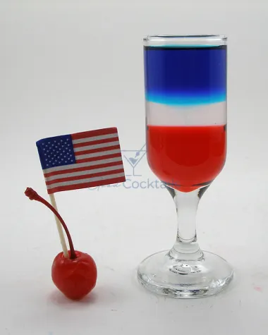 American Flag Drink