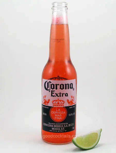 Corona And Grenadine Drink