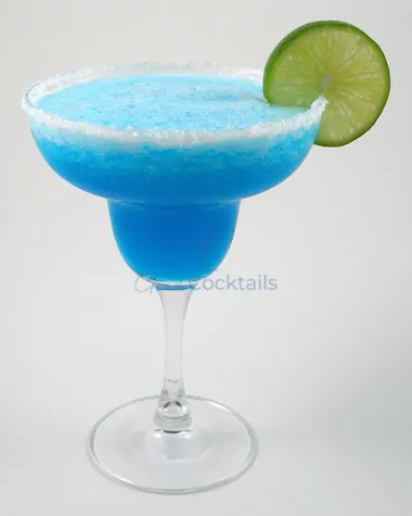 Frozen Blue Margarita Drink