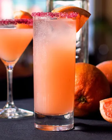 Pink Grapefruit Margarita Drink
