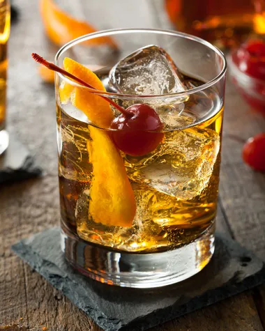 Rum Old Fashioned Drink