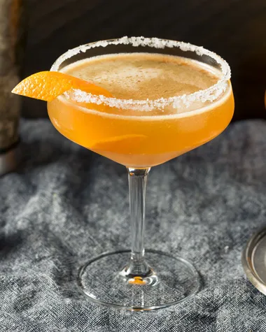 Orange Sidecar Cocktail Drink