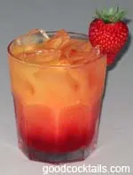 Strawberry Sunrise Drink